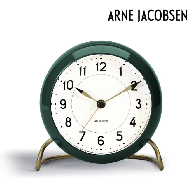 ARNE JACOBSEN アルネ ヤコブセン TABLE CLOCK STATION 43677 テーブルクロック ステーション 置き時計