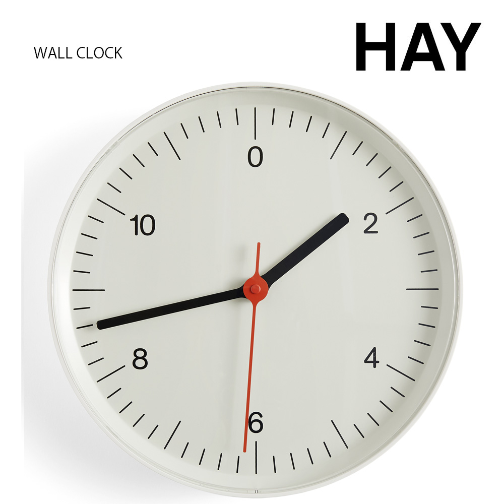 HAY WALL CLOCK ホワイト