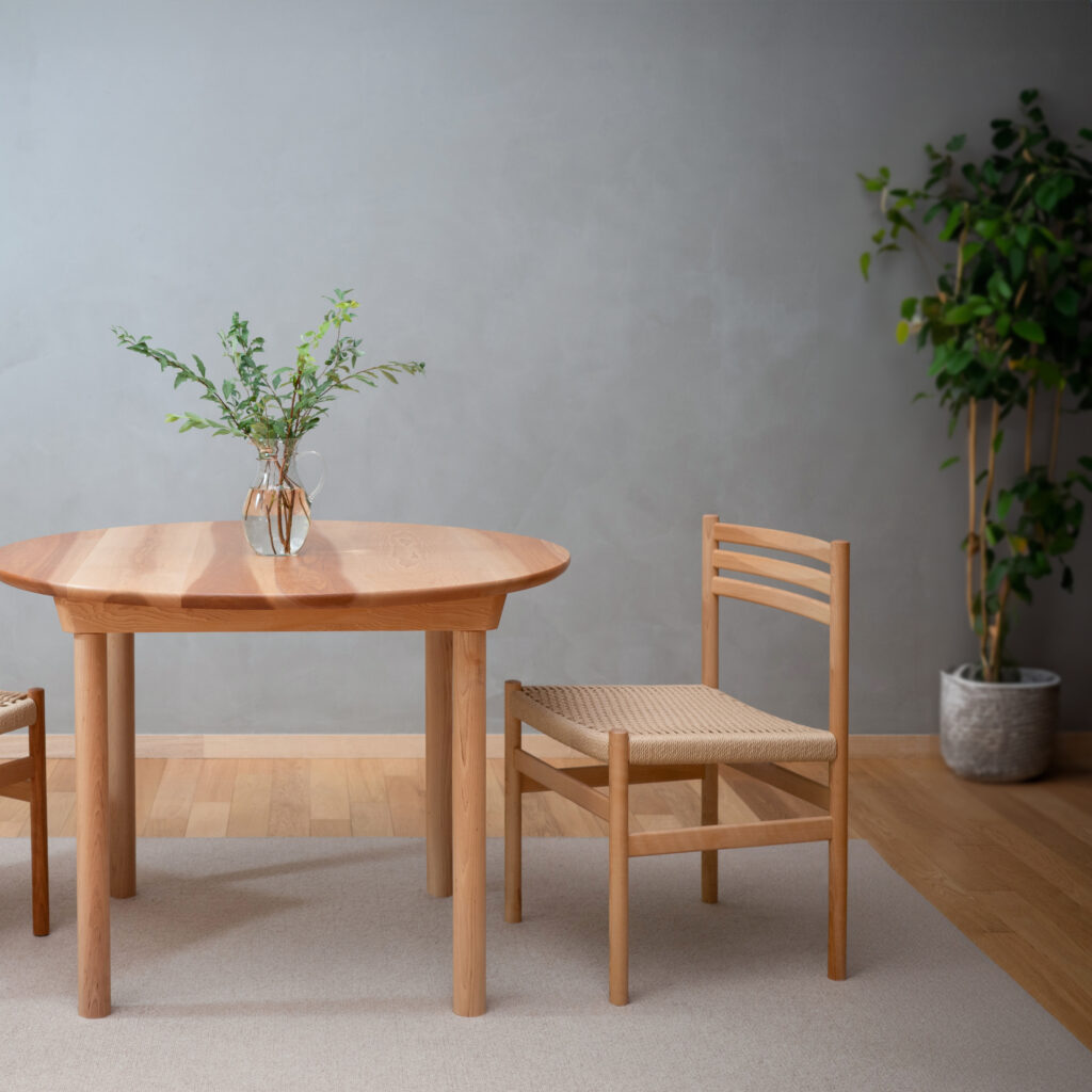 oak village オークヴィレッジ Egret チェア イーグレット ペーパーコード 木製椅子 国産アサダ